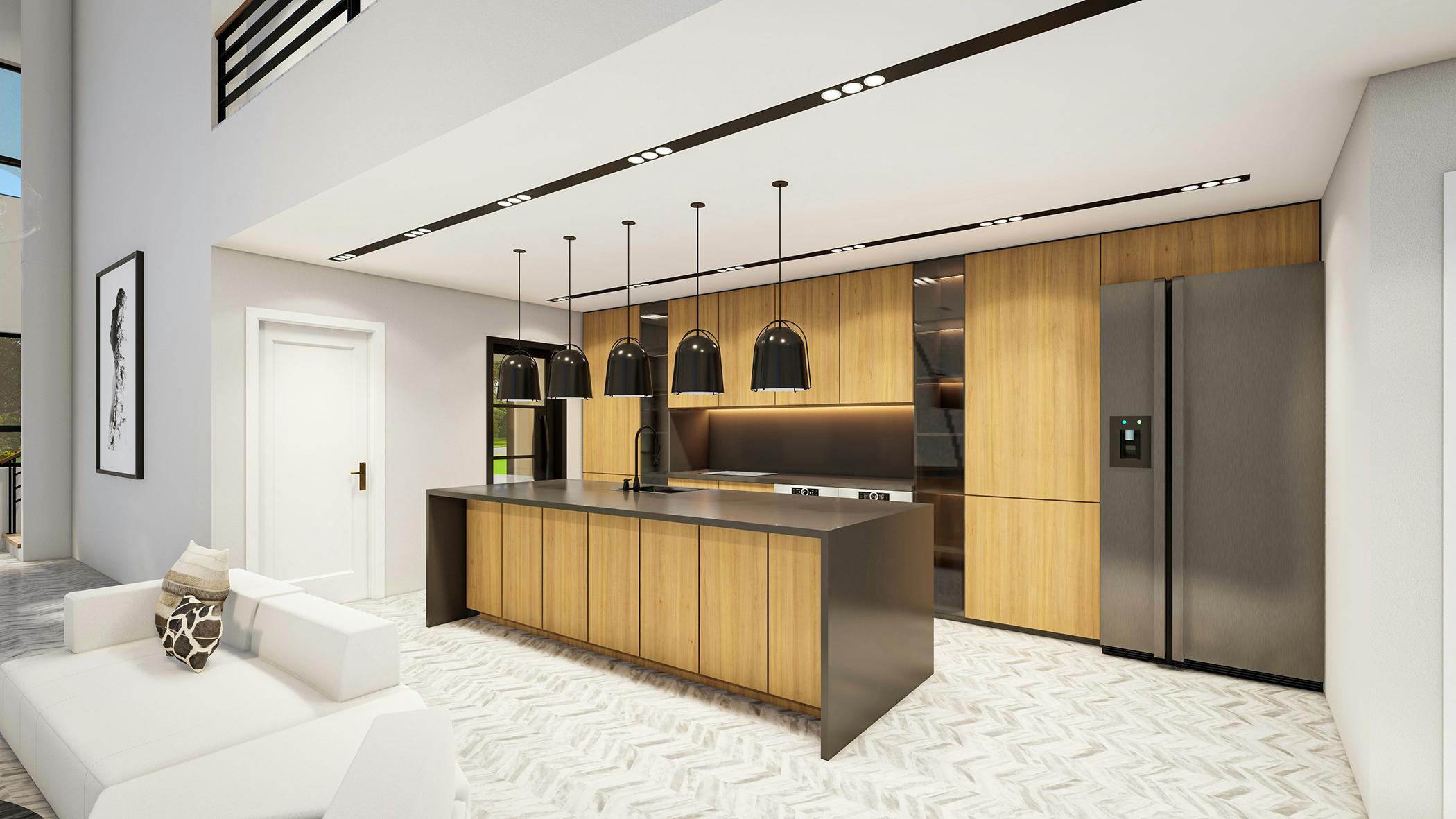 Modular Kitchen Interior Design in Bangalore - Free Estimate Background by iTop Interior