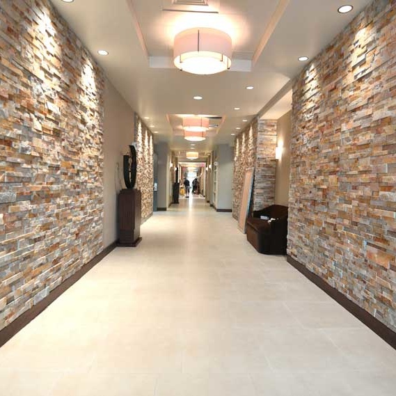 Stone cladding for interior Stone cladding for interior